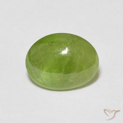 1.16ct Natural Verde medio esfena, Ovalada, Transparente