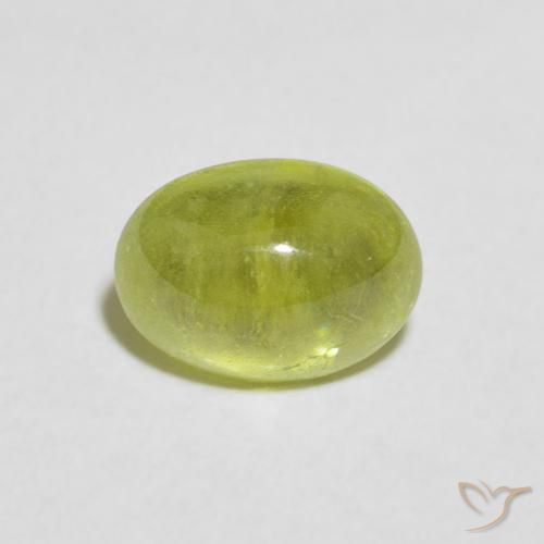 1.86ct Natural Verde Oliva esfena, Ovalada, Transparente