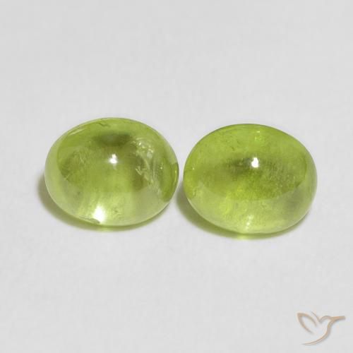 2.73ctw Natural Verde medio esfena, Ovalada, Transparente