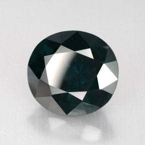 Espinela verde natural de 5,61 ct, corte óvalo, VVS