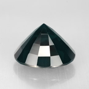 Espinela verde natural de 5,61 ct, corte óvalo, VVS