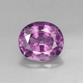 Espinela violeta natural de 1,89 ct, corte óvalo, VVS-VS