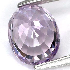 Espinela violeta natural de 2,09 ct, corte óvalo, VVS