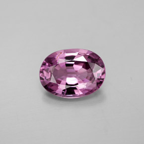 Espinela violeta natural de 1,82 ct, corte óvalo, VVS