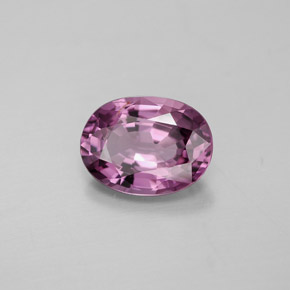 Espinela violeta natural de 1,82 ct, corte óvalo, VVS
