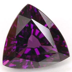 Espinela violeta natural de 1,65 ct, trillón, VVS