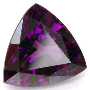 Espinela violeta natural de 1,65 ct, trillón, VVS
