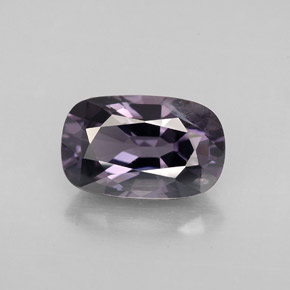 Espinela violeta natural de 2,84 ct, corte cojín, VS-SI