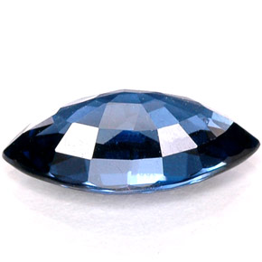 Espinela azul natural de 1,18 ct, marquesa, VVS-VS