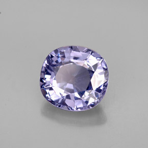 Espinela violeta natural de 1,75 ct, corte cojín, VVS