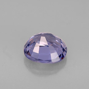 Espinela violeta natural de 1,75 ct, corte cojín, VVS