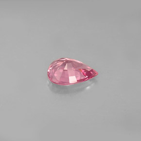 Espinela rosa natural de 1,27 ct, en forma de pera, VVS