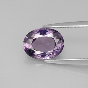 Espinela violeta natural de 2,00 ct, corte óvalo, SI