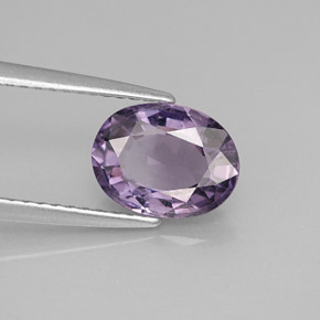 Espinela violeta natural de 2,00 ct, corte óvalo, SI