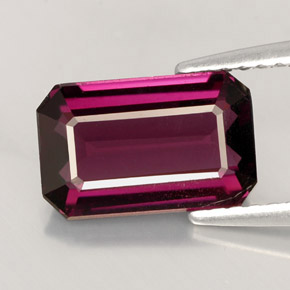 Espinela  natural de 2,47 ct, corte esmeralda, VVS-VS