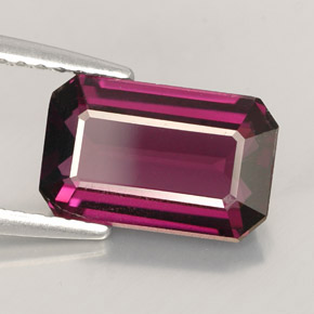 Espinela  natural de 2,47 ct, corte esmeralda, VVS-VS