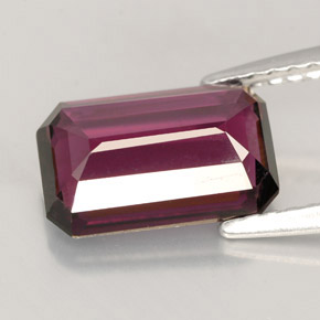 Espinela  natural de 2,47 ct, corte esmeralda, VVS-VS