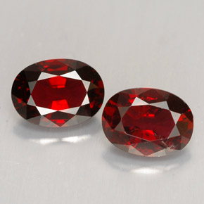 Gemas de espinela  natural de  ct, corte óvalo, VS