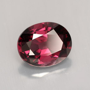 Espinela rojo natural de 2,23 ct, corte óvalo, VVS-VS