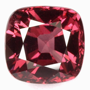 Espinela rosa natural de 1,93 ct, corte cojín, VS