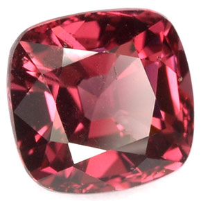 Espinela rosa natural de 1,93 ct, corte cojín, VS