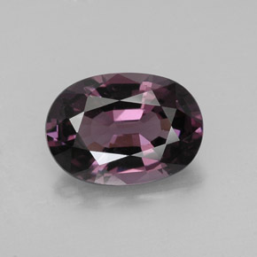 Espinela violeta natural de 1,88 ct, corte óvalo, VS