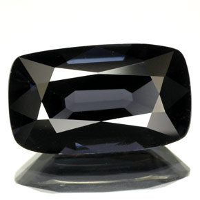 Espinela azul natural de 5,07 ct, corte cojín, VVS-VS