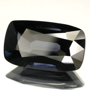 Espinela azul natural de 5,07 ct, corte cojín, VVS-VS