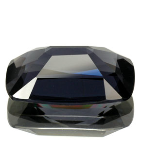 Espinela azul natural de 5,07 ct, corte cojín, VVS-VS