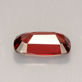 Espinela naranja natural de 1,95 ct, corte cojín, VS