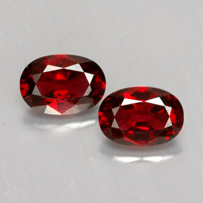 Gemas de espinela  natural de  ct, corte óvalo, VS