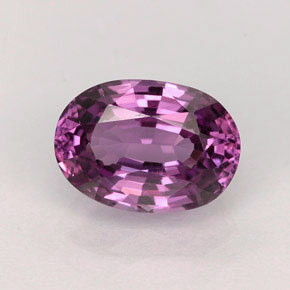 Espinela violeta natural de 2,12 ct, corte óvalo, VVS-VS