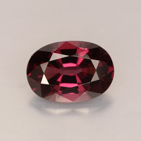 Espinela rojo natural de 1,64 ct, corte óvalo, VVS-VS