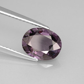 Espinela violeta natural de 2,03 ct, corte óvalo, VVS-VS