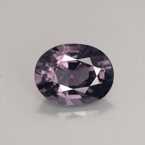 Espinela violeta natural de 1,98 ct, corte óvalo, VVS