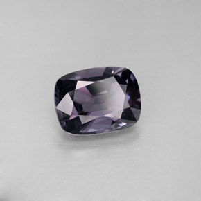 Espinela violeta natural de 2,32 ct, corte cojín, VS