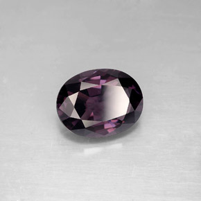 Espinela violeta natural de 2,32 ct, corte óvalo, VVS-VS