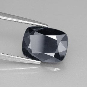 Espinela violeta natural de 2,85 ct, corte cojín, VVS