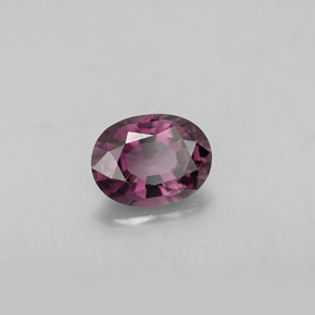 Espinela violeta natural de 1,44 ct, corte óvalo, VS