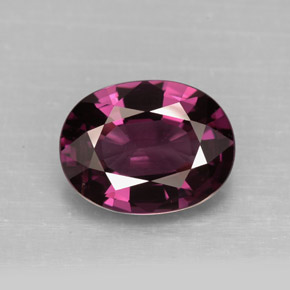 Espinela violeta natural de 3,10 ct, corte óvalo, VS