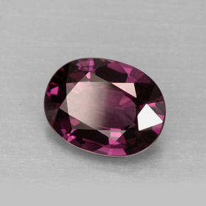 Espinela violeta natural de 3,10 ct, corte óvalo, VS