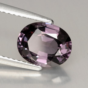 Espinela violeta natural de 1,99 ct, corte óvalo, VVS-VS