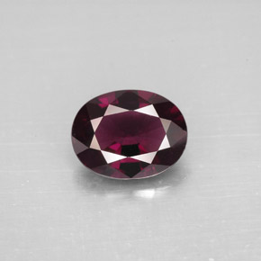 Espinela violeta natural de 2,06 ct, corte óvalo, VVS