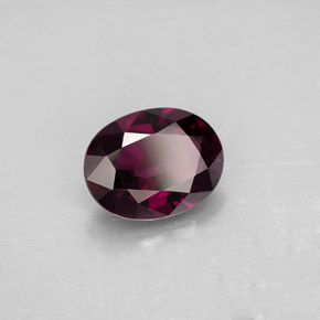 Espinela violeta natural de 2,06 ct, corte óvalo, VVS
