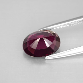 Espinela violeta natural de 2,06 ct, corte óvalo, VVS
