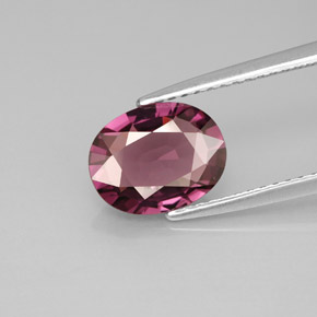 Espinela violeta natural de 1,88 ct, corte óvalo, VVS-VS