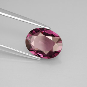 Espinela violeta natural de 1,88 ct, corte óvalo, VVS-VS