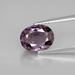 Espinela violeta natural de 1,97 ct, corte óvalo, VVS
