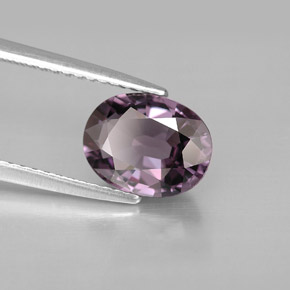 Espinela violeta natural de 1,97 ct, corte óvalo, VVS