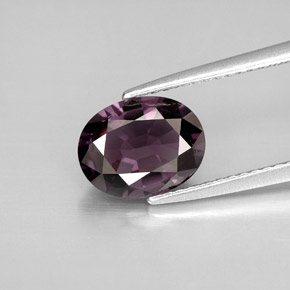 Espinela violeta natural de 2,10 ct, corte óvalo, VVS